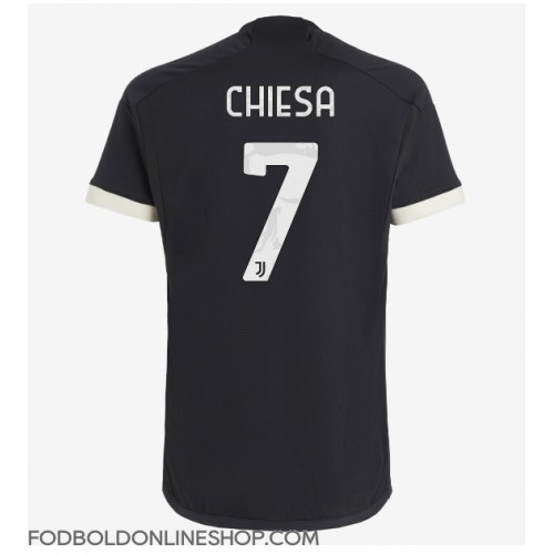 Juventus Federico Chiesa #7 Tredjetrøje 2023-24 Kortærmet